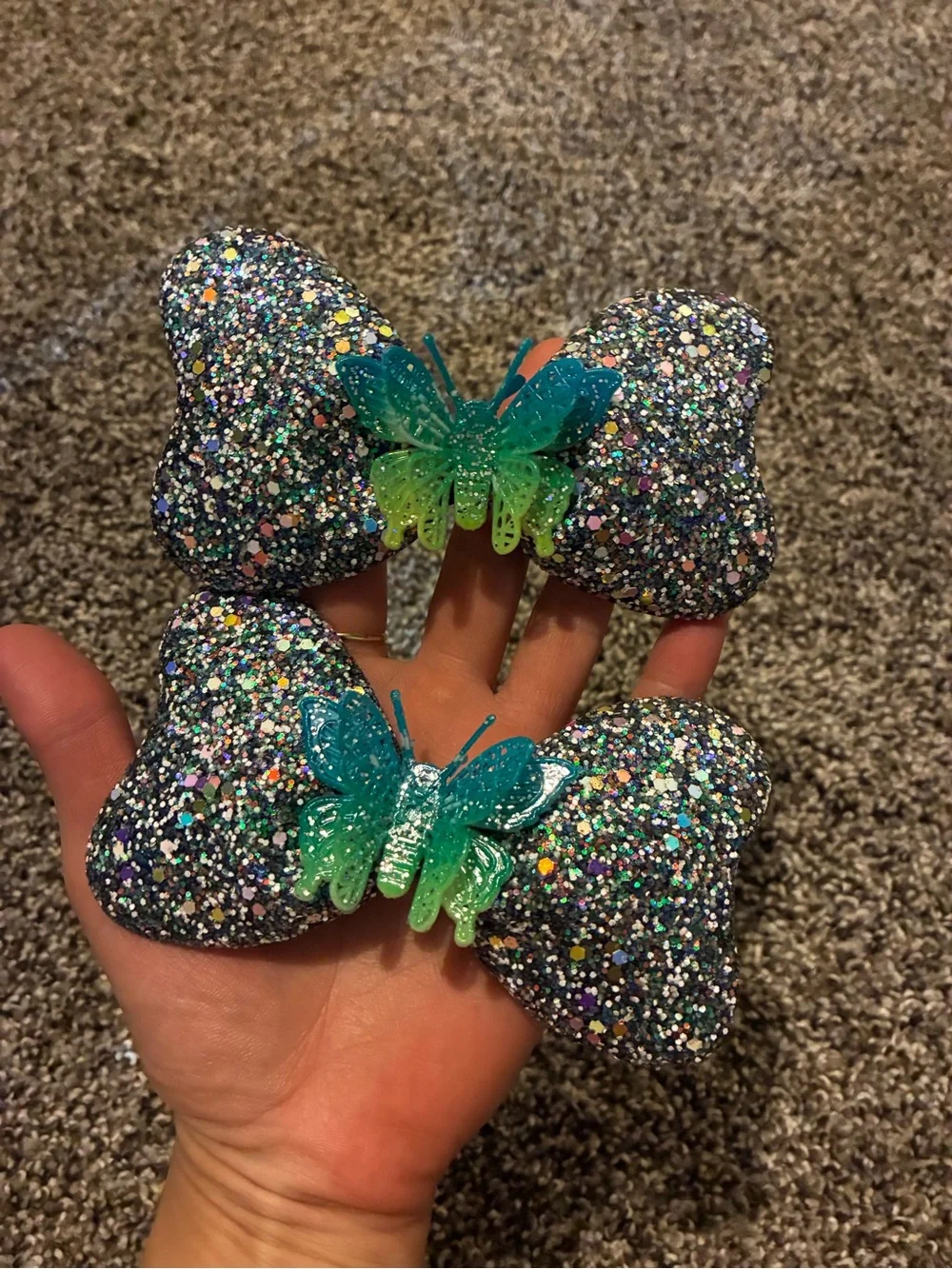 Kids Multi-Color Hair Bow Set -